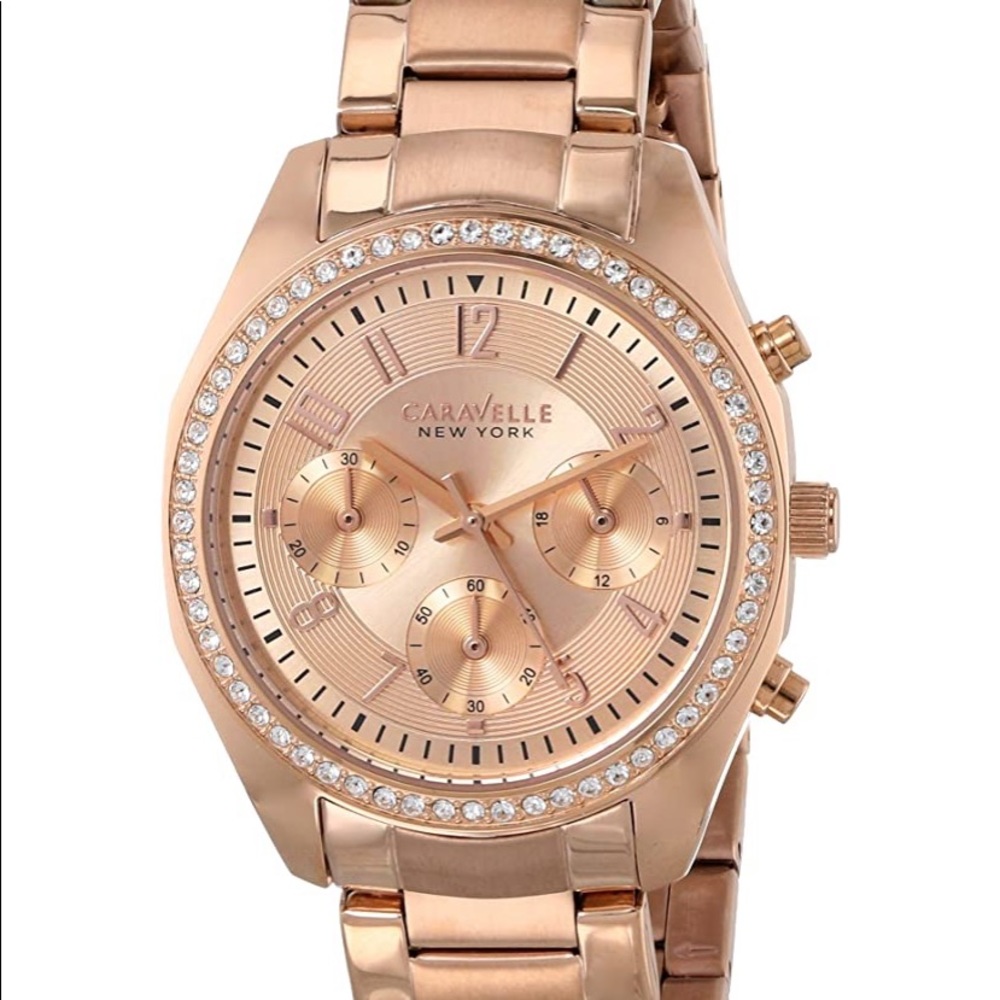 Swarovski crystal watch - Caravelle by Bulova